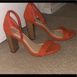 Orange High Heels